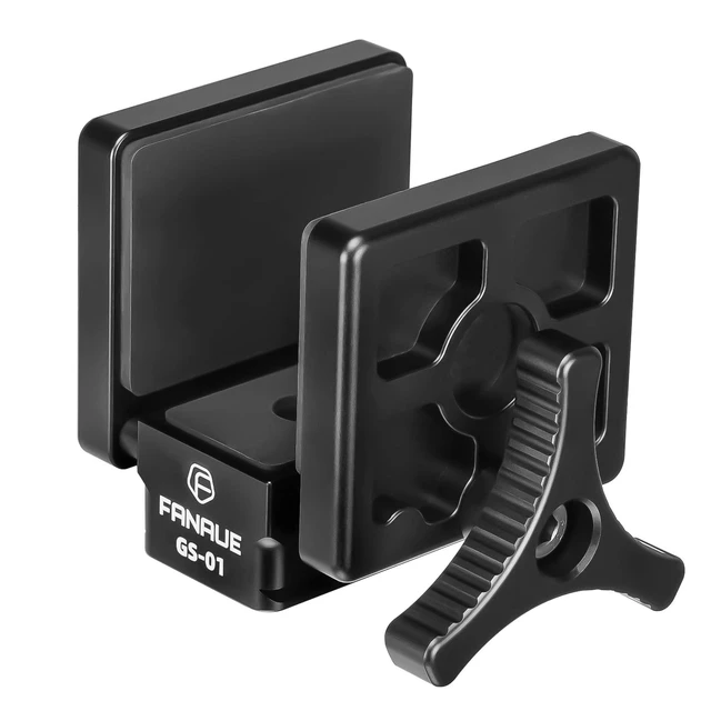 Alt view image 6 of 10 - FANAUE GS-01Arca Swiss Rifle Saddle Mount, Hunting Tripod Clamp with Quick Release Plate, Shooting Tripod Rest, Enhanced Accuracy Ball Head & Adapter for Hunting and Shooting