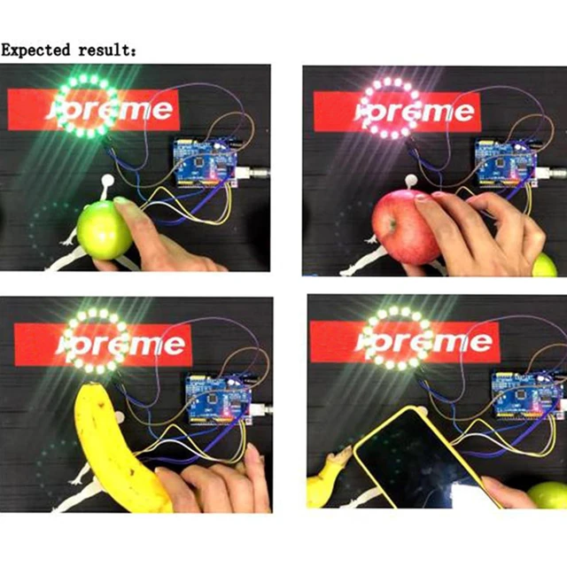 Alt view image 10 of 10 - DIYmall WS2812 RGB LED Ring + TCS3472 Color Sensor + USB-A Male to USB-B Male USB2.0 Cable