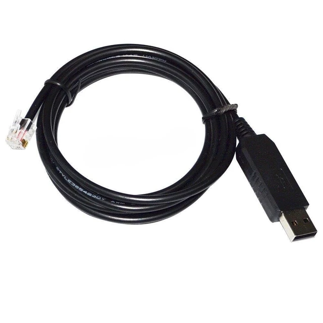 Alt view image 7 of 10 - Pidwaok USB to RJ22 4P4C Cable for Losmandy Gemini-1 System, 1.8m RS232 PC Control Cable