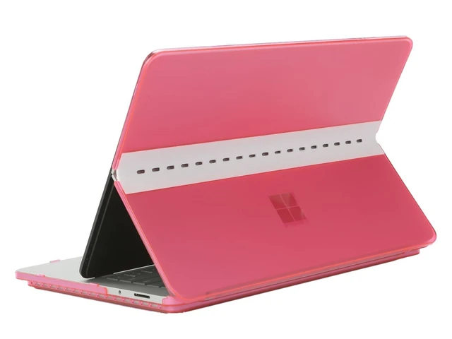 Alt view image 6 of 10 - mCover Case Compatible ONLY for 2023-2024 14.4" Microsoft Surface Laptop Studio 2 Notebook Computer (NOT Fitting Any Other Microsoft Models) - Pink