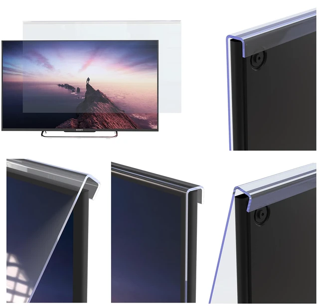 Alt view image 8 of 10 - Premium Anti Blue Light Screen Filter for 32 Inches Computer Monitor, Screen Filter Size is 17.3" Height x29 Width, Blocks Harmful Blue Light, Reduce Digital Eye Strain Help Sleep Better