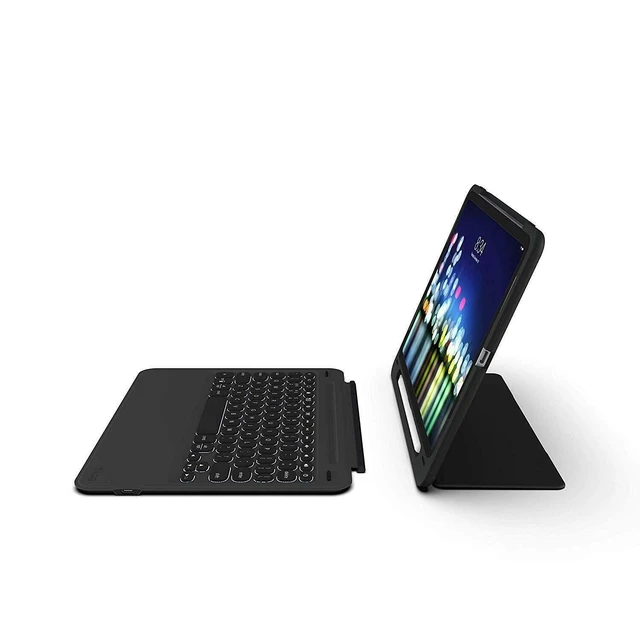 Alt view image 7 of 8 - ZAGG Slim Book Go Wireless Keyboard Folio Case for Apple iPad Pro 11-inch (2018 Version) - Black