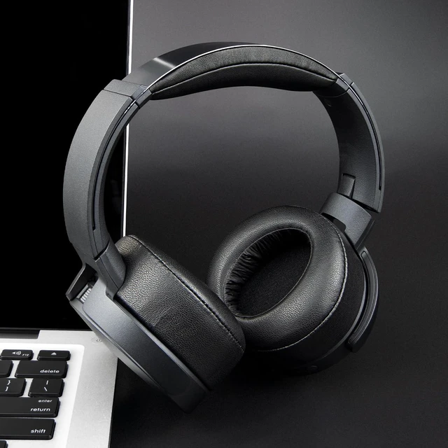 Alt view image 8 of 10 - SOULWIT Lambskin Professional Earpads Cushions Replacement for Sony MDR-XB950 XB950BT XB950B1 XB950N1 XB950AP Over-Ear Headphones, Ear Pads with Noise Isolation Memory Foam - Black