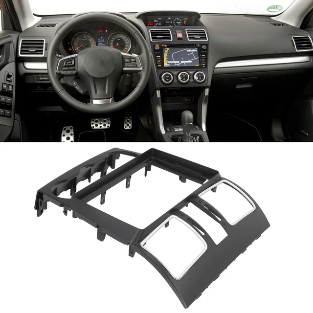 Alt view image 10 of 10 - KIMISS 9in Car Stereo Fascia Panel for Forester 2012-2015, Navigation Frame Replacement, Radio Dashboard Trim Kit, Fit OEM Head Unit