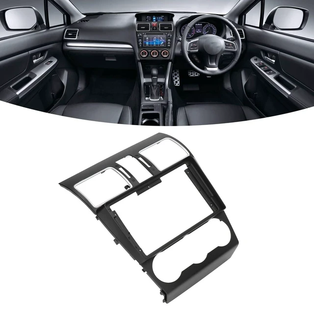 Alt view image 9 of 10 - KIMISS 9in Car Stereo Fascia Panel for Forester 2012-2015, Navigation Frame Replacement, Radio Dashboard Trim Kit, Fit OEM Head Unit
