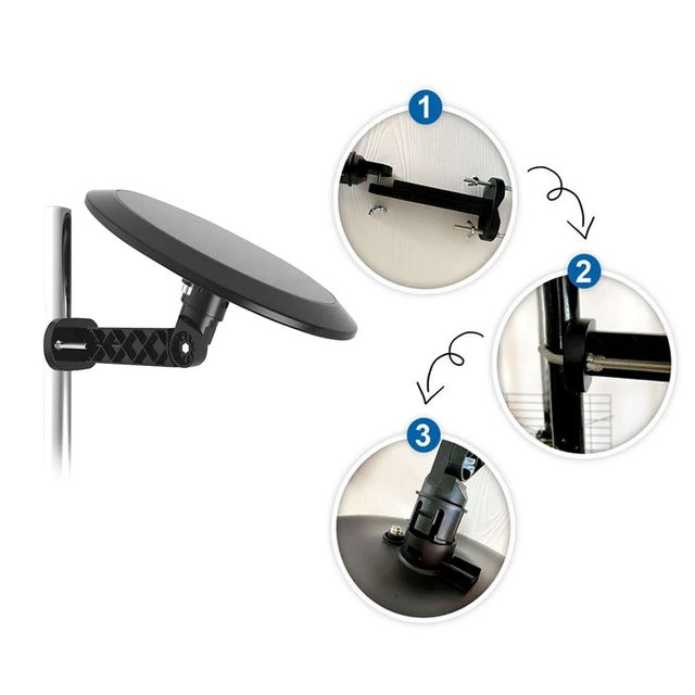 Alt view image 9 of 10 - Long Range Omni Directional Outdoor TV Antenna, Outdoor/Indoor Antenna for Smart TV, with 35ft coaxial Cable, for Attic/Camper/RV/Boat