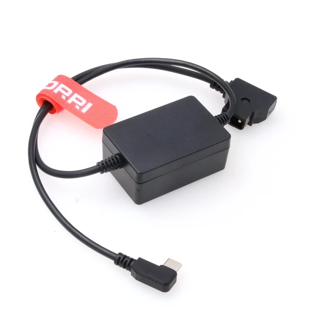 Alt view image 8 of 10 - DRRI MacBook pro Mobile Phone Sony a7siii Lumix S5 USB C Port to V-Mount Battery PD Quick Charging Adapter Cable D-Tap to USB-C