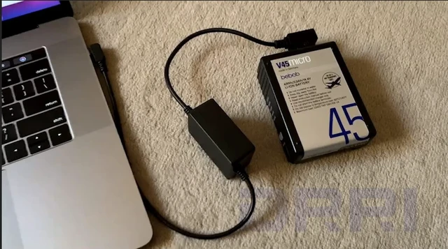 Alt view image 9 of 10 - DRRI MacBook pro Mobile Phone Sony a7siii Lumix S5 USB C Port to V-Mount Battery PD Quick Charging Adapter Cable D-Tap to USB-C