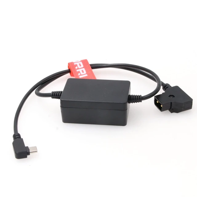 Alt view image 7 of 10 - DRRI MacBook pro Mobile Phone Sony a7siii Lumix S5 USB C Port to V-Mount Battery PD Quick Charging Adapter Cable D-Tap to USB-C