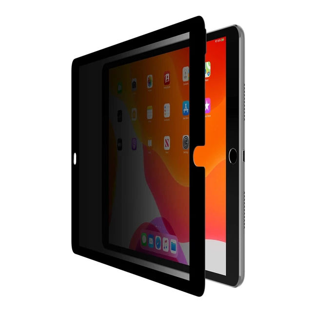 Alt view image 6 of 10 - Belkin iPad Screen Protector for iPad 7th Gen (iPad Privacy Screen Protector, Removable + Reusable) iPad 7th Gen Screen Protector, Clear (OVA008zz)