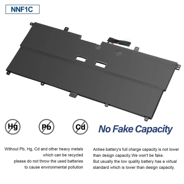 Alt view image 7 of 10 - TAUPO NNF1C Battery Fit for Dell XPS 13 9365 2-in-1 2017 XPS 13-9365-D1605TS D1805TS D2805TS D3605TS D3805TS D4605TS Series 0HMPFH P71G HMPFH 0NNF1C Laptop Battery Replacement 7.6V 46WH