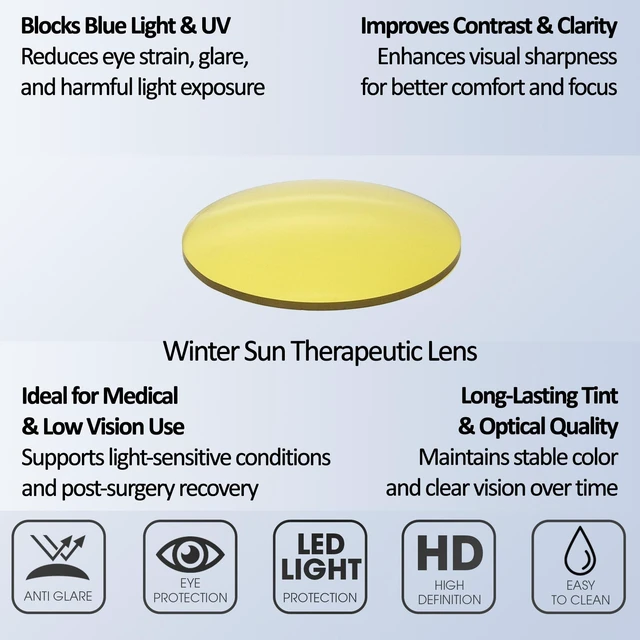 Alt view image 9 of 10 - Medspex Corinne McCormack Polly Color Therapy Reading Glasses +2.00 Pink Black Fade/Gold Yellow Womens Fluorescent Light Sensitivity Chromotherapy Chakra Healing