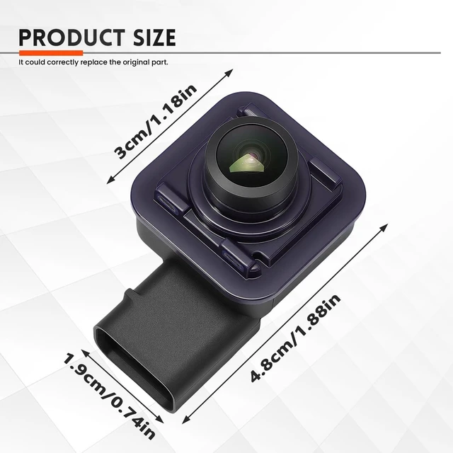 Alt view image 8 of 10 - Rear View Backup Camera Compatible with F250 F350 F450 F550 Super Duty 2017-2022 Replace JC3T-19G490-AD JC3T-19G490AD JC3T19G490AD Rear Park Assist Camera Only for 6pin Plugs