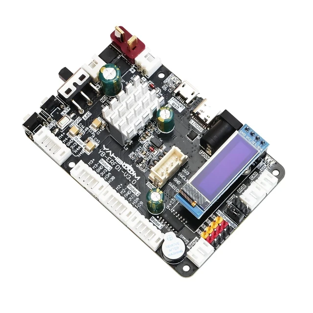 Alt view image 6 of 10 - Yahboom Robot Expansion Board V3.0 with STM32F103RCT6 Support RaspberryPi 5/Jetson/RDK Series 9-Axis IMU Sensor ROS2 (Ver 3.0)