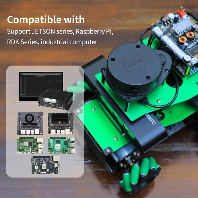 Alt view image 9 of 10 - Yahboom Robot Expansion Board V3.0 with STM32F103RCT6 Support RaspberryPi 5/Jetson/RDK Series 9-Axis IMU Sensor ROS2 (Ver 3.0)