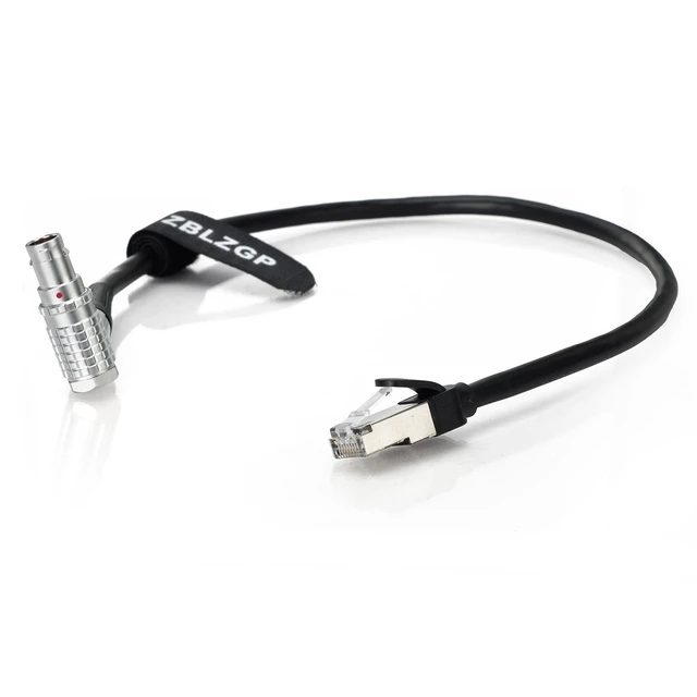 Alt view image 9 of 10 - ZBLZGP Cat5e Ethernet Cable to Teradek COLR 1B 10 Pin RJ45 Ethernet Cable for ARRI Alexa Mini/XT/SXT/Alexa Mini LF Cameras 45cm