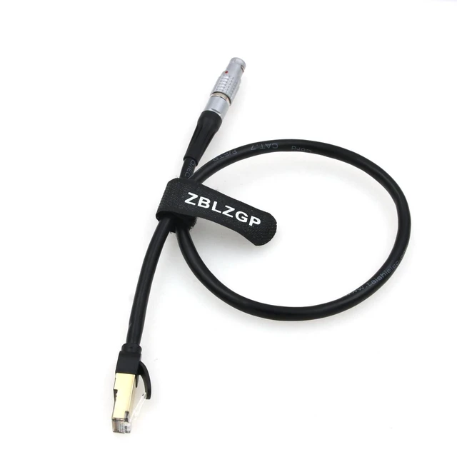 Alt view image 10 of 10 - ZBLZGP Cat5e Ethernet Cable to Teradek COLR 1B 10 Pin RJ45 Ethernet Cable for ARRI Alexa Mini/XT/SXT/Alexa Mini LF Cameras 45cm