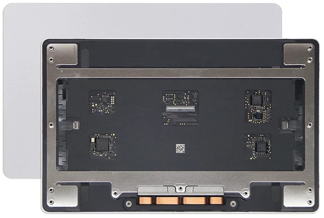 Alt view image 7 of 10 - iPartsleader A2780 Trackpad with Cable for MacBook Pro (Retina,16-inch,M2 Pro/Max,2023) Force Touch Touchpad Replacement EMC 8103 661-32186 821-03919-01 (Silver)