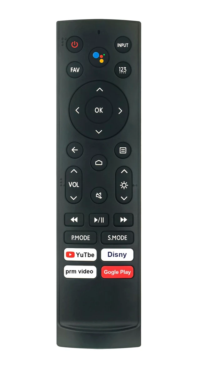 Alt view image 5 of 8 - ERF3AA90H Replace Voice Remote fit for Hisense Home Cinema Projector