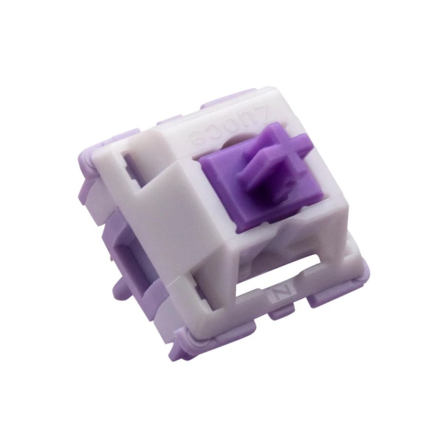 Alt view image 5 of 8 - KPREPUBLIC Zuoce Cheese Grape Switch Tactile 27g 45g MX Switch for Mechanical Keyboard Factory Lubed Long Srping PC PA POM (Zuoce Cheese Grape Switch x90)