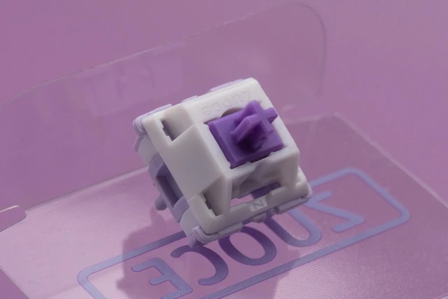 Alt view image 7 of 8 - KPREPUBLIC Zuoce Cheese Grape Switch Tactile 27g 45g MX Switch for Mechanical Keyboard Factory Lubed Long Srping PC PA POM (Zuoce Cheese Grape Switch x90)