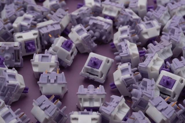 Alt view image 8 of 8 - KPREPUBLIC Zuoce Cheese Grape Switch Tactile 27g 45g MX Switch for Mechanical Keyboard Factory Lubed Long Srping PC PA POM (Zuoce Cheese Grape Switch x90)
