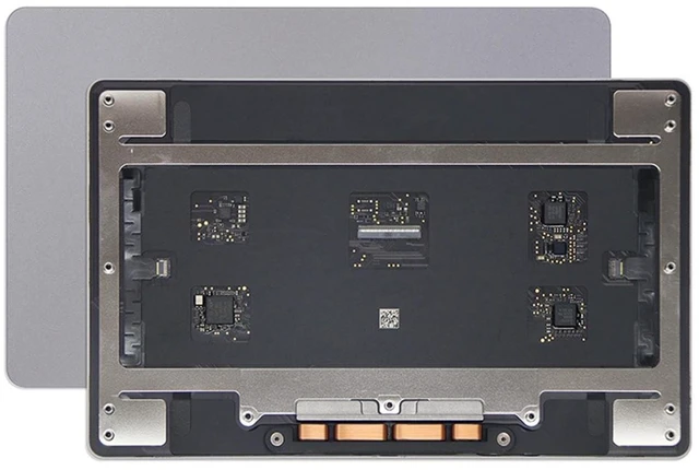 Alt view image 7 of 10 - iPartsleader A2485 Trackpad with Cable for MacBook Pro (Retina,16-inch,M1 Pro/Max,2021) Force Touch Touchpad Replacement 661-23673 821-03115-A EMC 3651 (Space Grey)