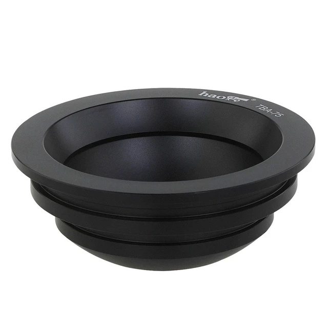 Alt view image 6 of 8 - Haoge TBA-75 75mm Half Ball Bowl Adapter for Gitzo Systematic Series 3 4 5 Tripod Head fit 75mm Manfrotto Gitzo Sachtler Fluid Video Heads