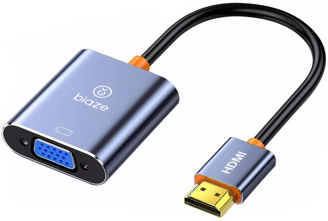 Alt view image 6 of 10 - biaze AG6202 Chip HDMI to VGA Adapter, 1080P Video Converter for Laptop PC TV Monitor Projector, Gold Plated Connector Cable (10pack)