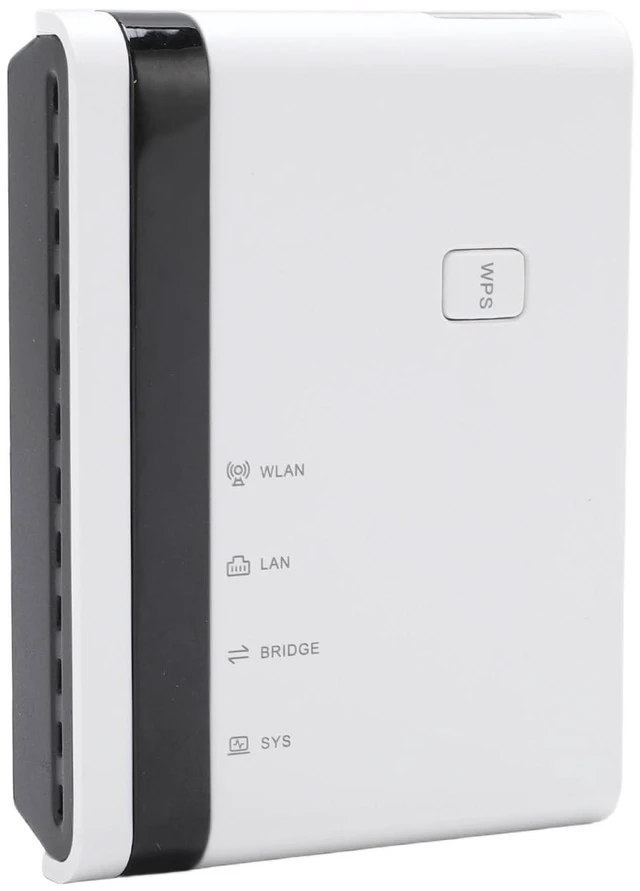 Alt view image 7 of 10 - Sanpyl USB Print Server - Allows to Share up to 4 Printers wirelessly or via Ethernet, 10/100Mbps LAN Bridge Sharing Wired Wireless Standalone Modes Print Server, Plug and Play (US Plug)