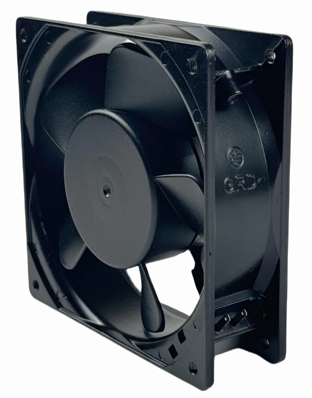Alt view image 9 of 10 - for Mechatronics Cooling Fan UF12A23-BTH 120x120x38mm AC 230V 17/15W, High Speed Fan 50/60Hz AC AXIAL Fan UF12A23 BTH