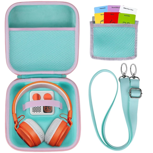 Alt view image 6 of 10 - Peyyargo Case Compatible with YOTO Mini + Headphones Kids Audio Player