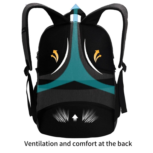 Alt view image 10 of 10 - SHRRADOO Anti Theft Laptop Backpack Travel Backpacks with usb Charging Port for Women Men High School College Backpack Computer Bag Fits 17 Inch Laptop,Red
