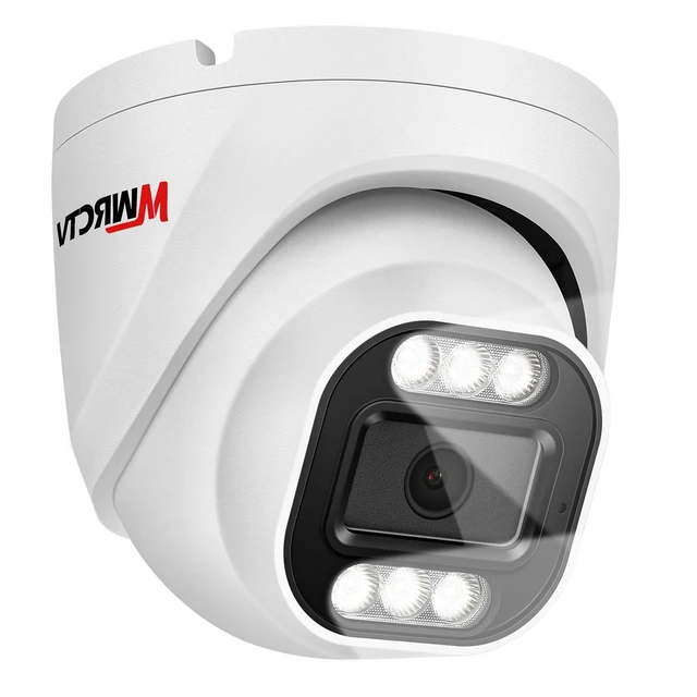 Alt view image 6 of 10 - MWRCTV 8MP Security POE IP Camera Outdoor,2.8mm 110 Wide Angle Lens,AI Human Detection Smart Color Night Vision,Built in Mic,Full Metal Case IP66 Waterproof for Home Surveillance