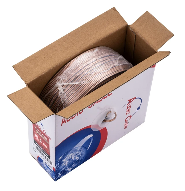 Alt view image 6 of 8 - Cables Direct Online Speaker Wire 14 Gauge 14/2 Conductors CCA (Copper Clad Aluminum) Transparent Low Voltage Clear Cable for Home Theater, Car Audio, LED and More 250ft