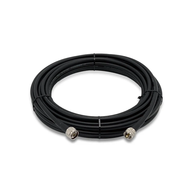 Alt view image 6 of 10 - fmuser 50ft RG8U Low Loss Coaxial Cable with 50 Impedance, Ideal for FM Transmitter, CB Radio, HAM Radio, VHF Radio, VSWR Meter and Antenna (PL259-Male to N-Male)