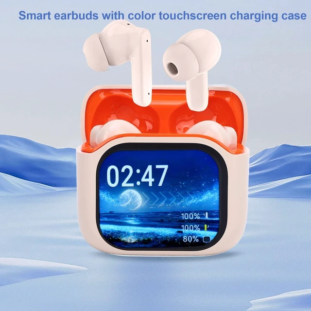 Alt view image 9 of 10 - Zopsc AI Language Translator Earbuds, 144 Languages Real Time Translation Earphone, HiFi Stereo Sound Translation Earbuds with Charging Case for Travel Business (Beige)