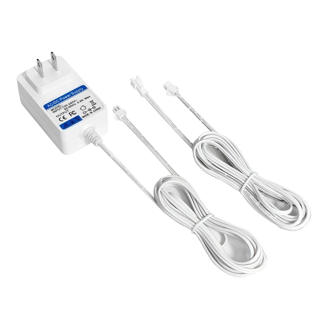 Alt view image 6 of 10 - 12.6V 1A Power Supply Charger for DC Motors #MTDCB-Charge Acmeda Recharger Compatible with All Rollease Automate Li-ion, Motorized Electric Roller Blinds Shades Charger