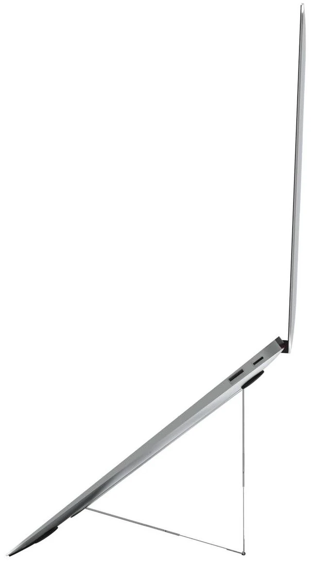 Alt view image 7 of 10 - MAJEXTAND Paper-Thin Stand for MacBook, Laptop Riser, Slim Portable Ergonomic Ventilated Stand, 6 Adjustable Heights from 2.1" to 3.6", Compatible with Laptops Up to 18, US Patented (Rose Gold)