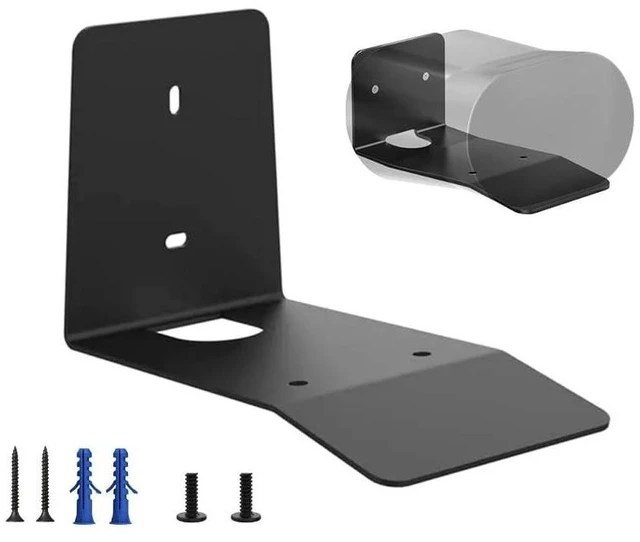 Alt view image 6 of 10 - YUYUEMI 1Pack Era 300 Speaker Mount for Sonos Era 300 Wall Mount Audio Bracket Metal Space Saving Speaker Shelf (Black)
