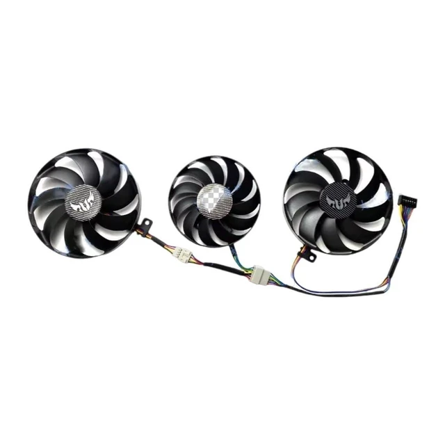 Alt view image 4 of 4 - AKUYAO Full Set 88mm/ 75mm GPU Cooling Fans Replacement for ASUS RX5600XT 5700 5700XT TUF X3 EVO Graphic Video Card