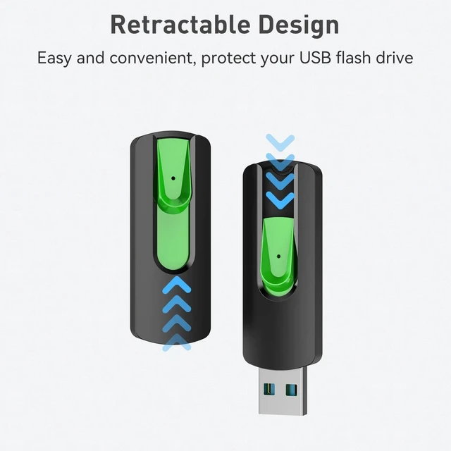 Alt view image 8 of 10 - Aiibe 64GB Flash Drive 3.0 3 Pack 64GB Thumb Drive USB Drive 64 GB Jump Drives USB 3.0 Flash Drives Memory Stick Zip Drives (64G, Red Green Cyan)