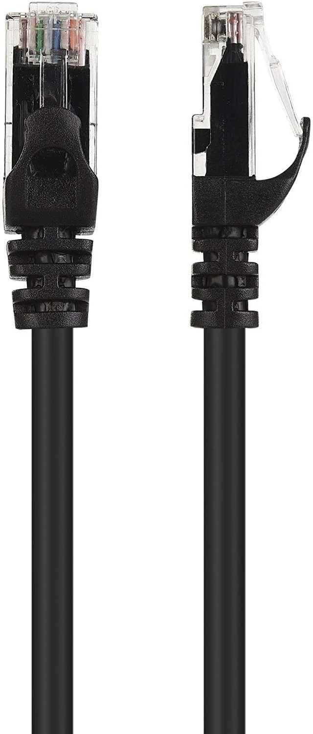 Alt view image 10 of 12 - Cable Matters 5-Pack 10-Foot Snagless Cat6 Ethernet Cable (Cat6 Cable, Cat 6 Cable) in Black & 5-Foot Short Cat6A (SSTP, SFTP) Shielded Ethernet Cable