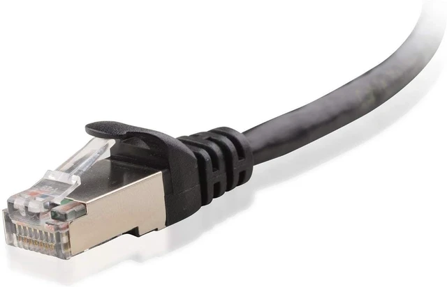 Alt view image 12 of 12 - Cable Matters 5-Pack 10-Foot Snagless Cat6 Ethernet Cable (Cat6 Cable, Cat 6 Cable) in Black & 5-Foot Short Cat6A (SSTP, SFTP) Shielded Ethernet Cable