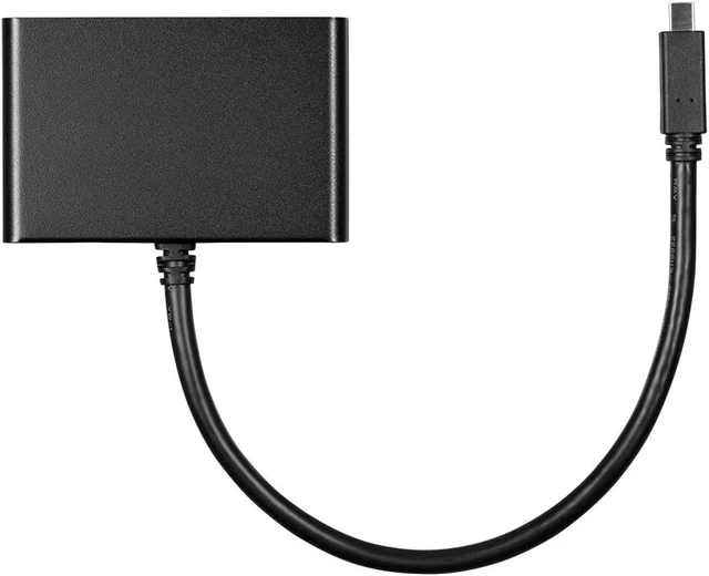 Alt view image 9 of 10 - Monoprice 2-Port Mini DisplayPort 1.2 to HDMI Multi-Stream Transport (MST) Hub, Mini DP to HDMI,Black