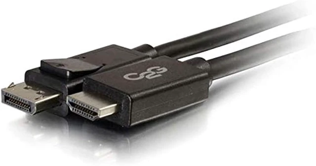 Alt view image 3 of 4 - 15ft DisplayPort Male to HDMI Male Adapter Cable - Black (TAA Compliant)