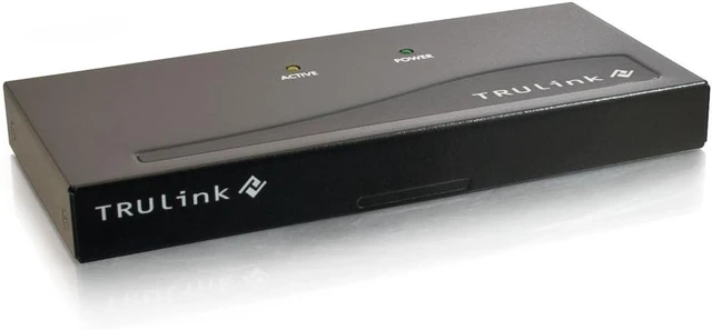 Alt view image 5 of 8 - C2G 29504 4-Port VGA Monitor Splitter/Extender (Female Input) TAA Compliant, Black