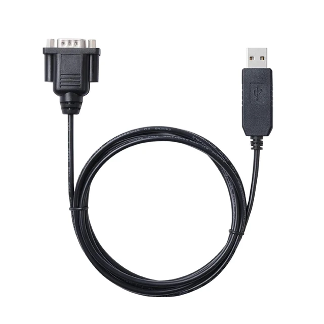 Alt view image 5 of 6 - USB 2.0 Converter Adapter Cable to RS-232 9-Pin RS232 Serial Port (Size : 1M, Color : Black)