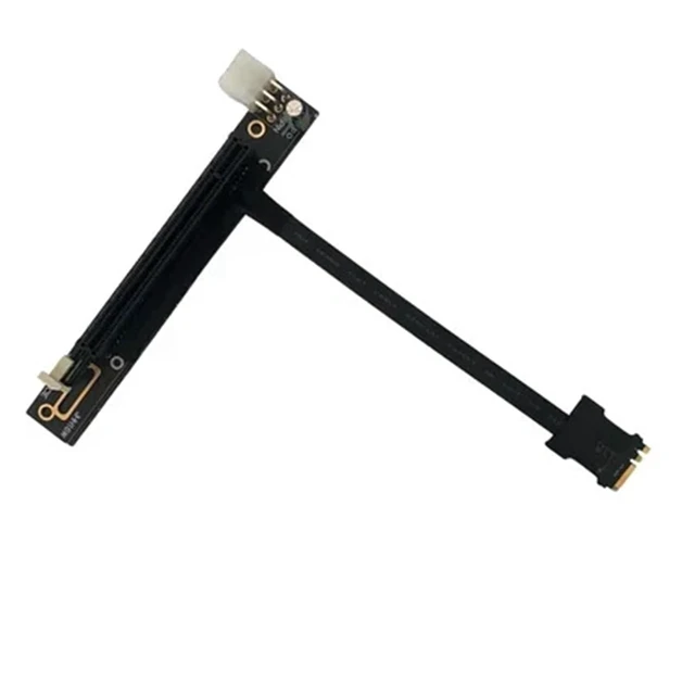 Alt view image 5 of 8 - PCIe 3.0 M.2 W/i/Fi A/E Key NGFF to X16 Graphics Card Mining Extension Cable Multi-Cards PCI-E Riser GPU Video Cards Adapter Cable(30CM,N16AW-P)