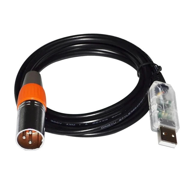 Alt view image 9 of 12 - FT232RL CHIP USB to XLR 3-PIN Male RS485 Converter Serial Cable Compatible with The Bunker A-DIO Processor USB-RS485 Communication KABLE(1.8M,Color D)